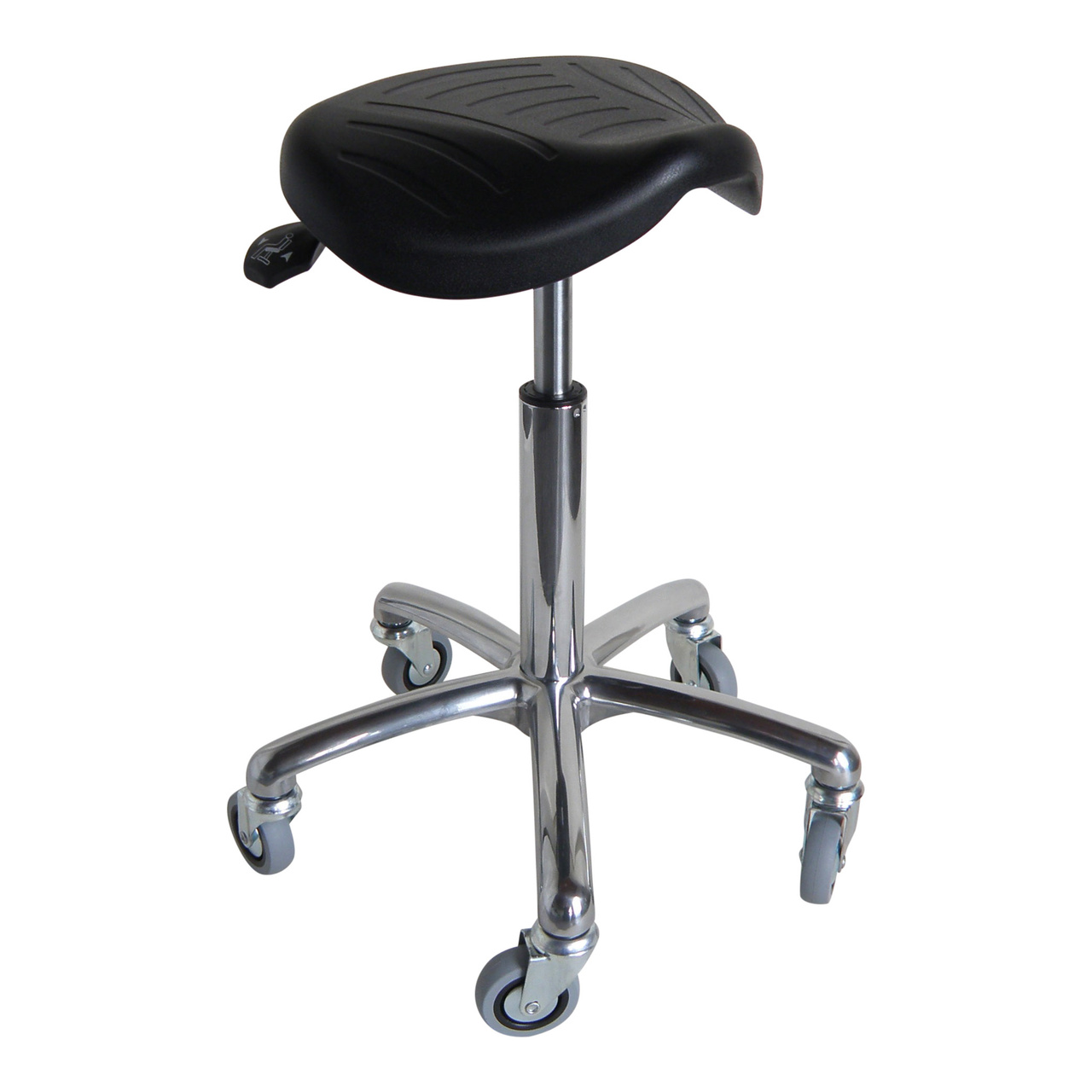 Sadelstol Jockey PU Mellan 540-720mm