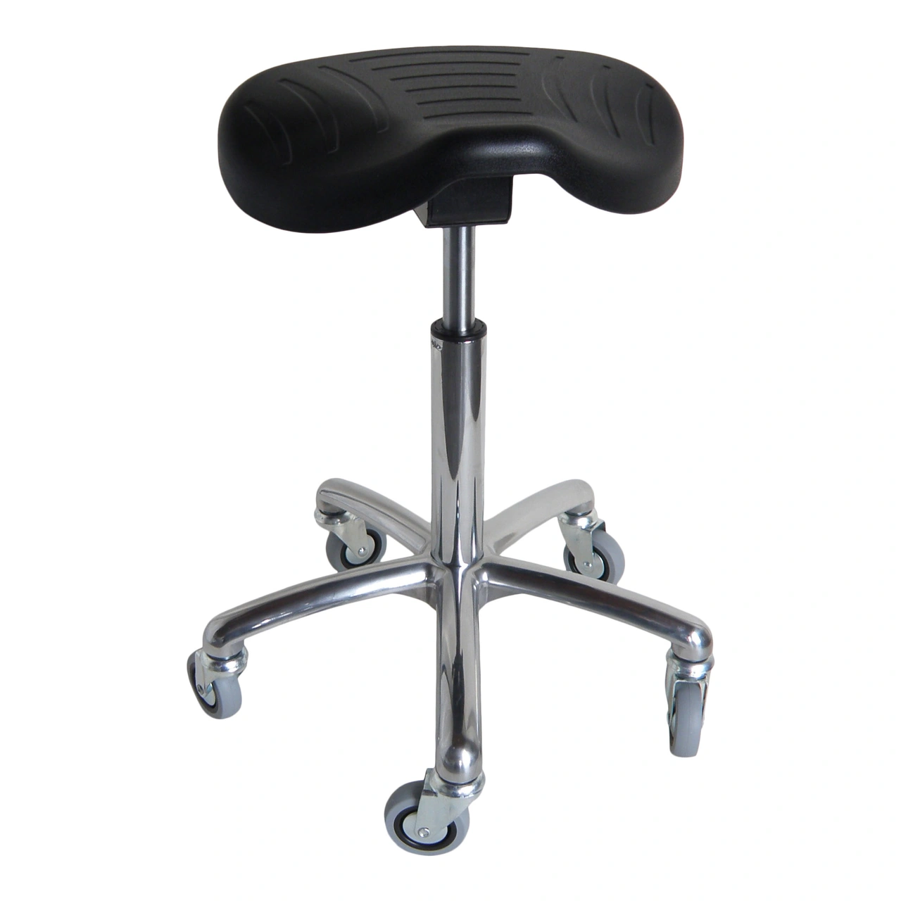 Sadelstol Jockey PU Hög 600-840 mm