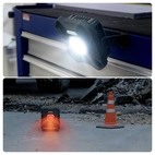 Laddningsbar arbetsbelysning COB-LED 2000 lm m. magnet