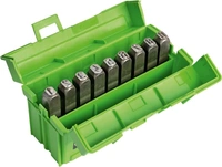 Sifferstämplar 0-9, 12mm, DIN 7353