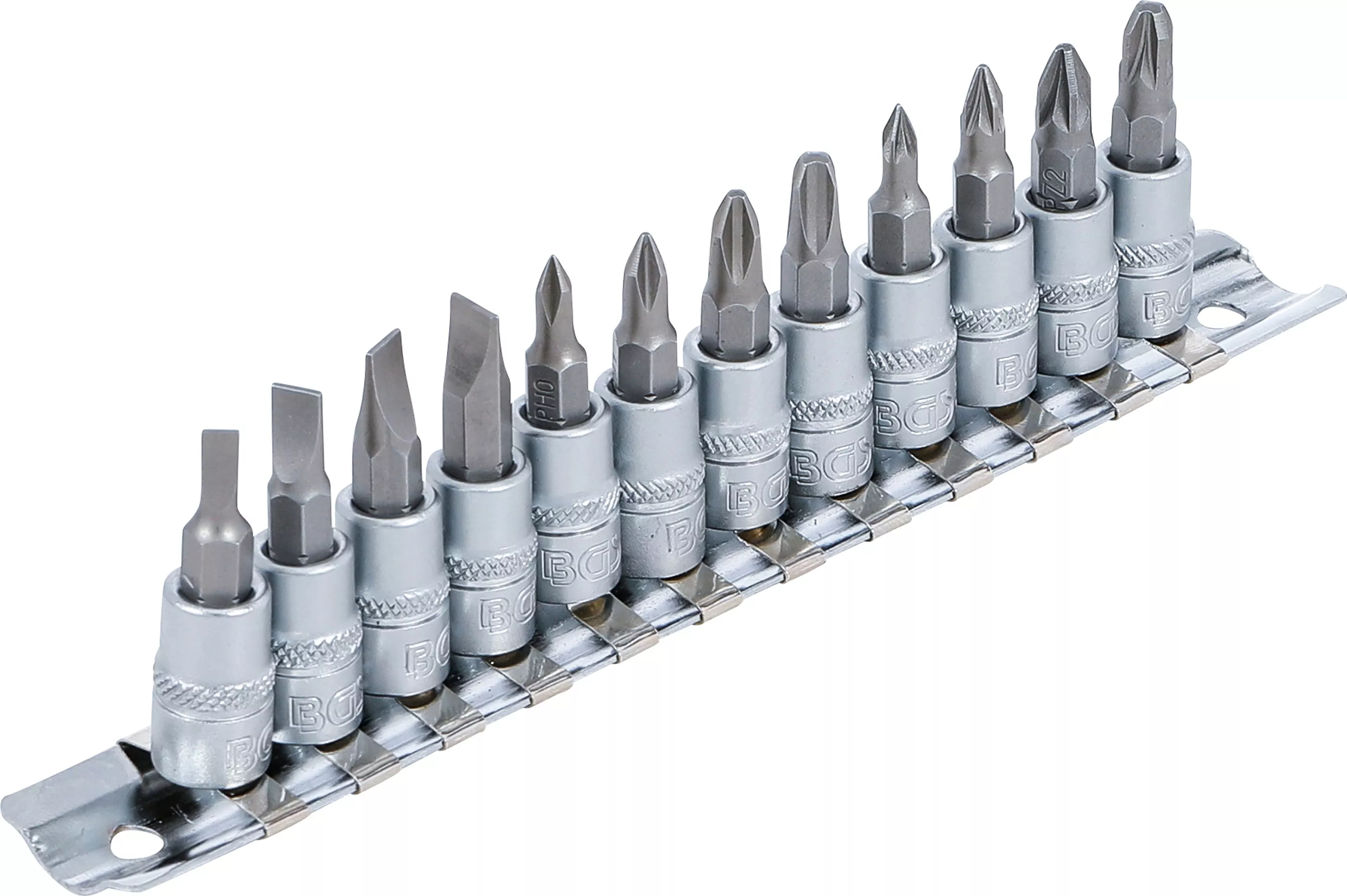 Bit-Insats-sats | 6,3 mm (1/4") | Spår, Krysspår PH / PZ | 12 delar