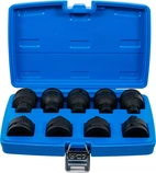 Kraft-Bit-Insats-sats | 20 mm (3/4") | Inre sexkant, Inre mångtandad (för XZN) | 9 delar