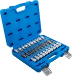 Bit-Insats-sats | 12,5 mm (1/2") | Inre sexkant, T-Profil (för Torx), inre mångtandad (för XZN) med kulända | 20 delar