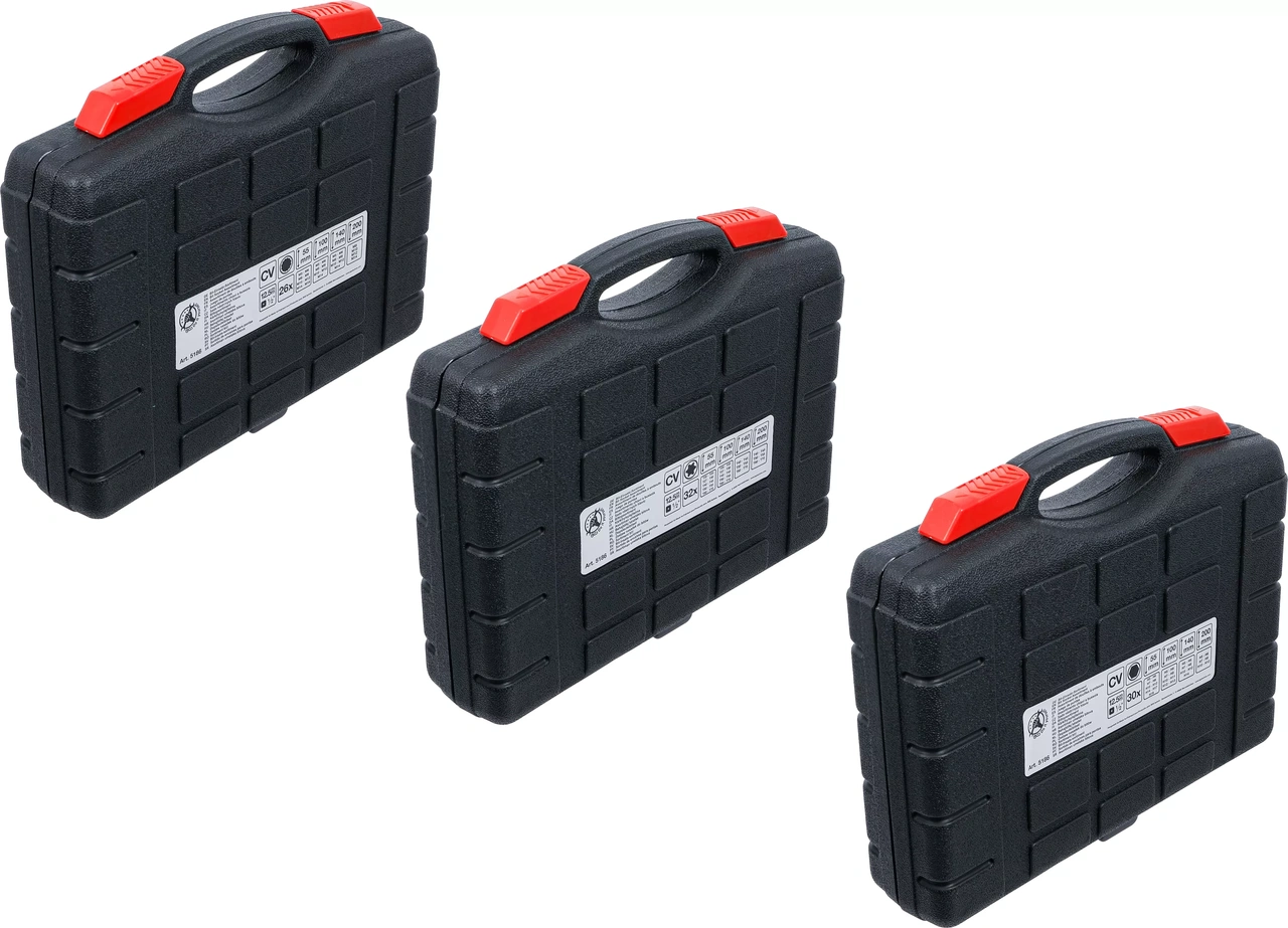 Bit-Insats-sortiment | Inre fyrkant 12,5 mm (1/2") | 88 delar