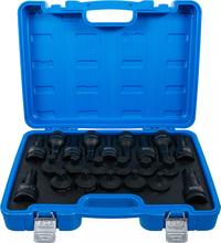 Kraft-Bit-Insats-sats | 20 mm (3/4") | Inre sexkant, T-Profil (för Torx) | 22 delar