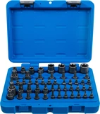 Sats med bits-insatser och hylsnyckelinsatser | E-profil / T-profil (för Torx) / T-profil (för Torx) med borrhål / TP-profil (för Torx Plus) | 52 delar