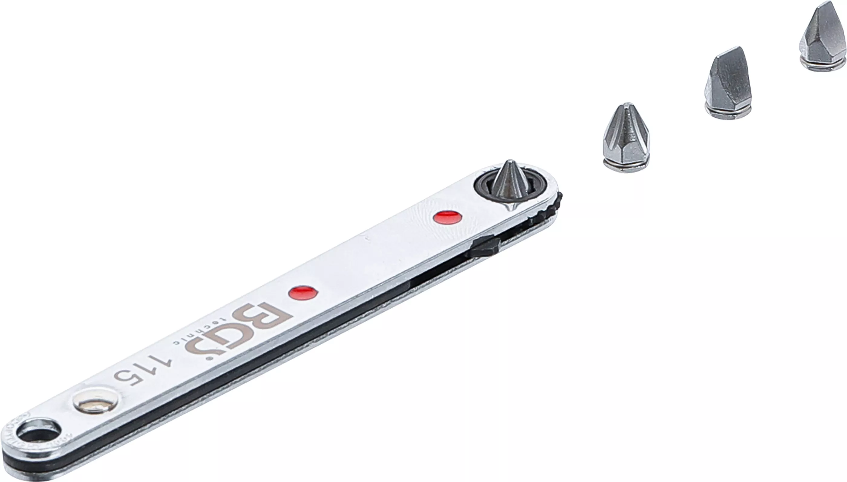 Special-Bit-spärrskaft, ultratunnt | Inre sexkant 6,3 mm (1/4") | inkl. 4 Special-Bits