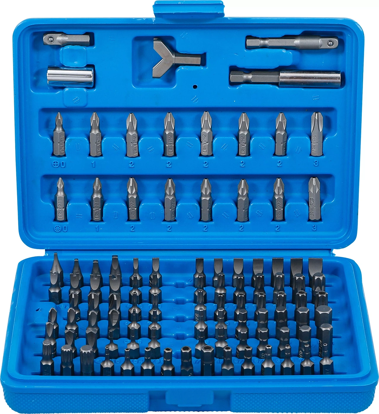 Säkerhets-Bit-sats | Yttre sexkant 6,3 mm (1/4") | 100 delar