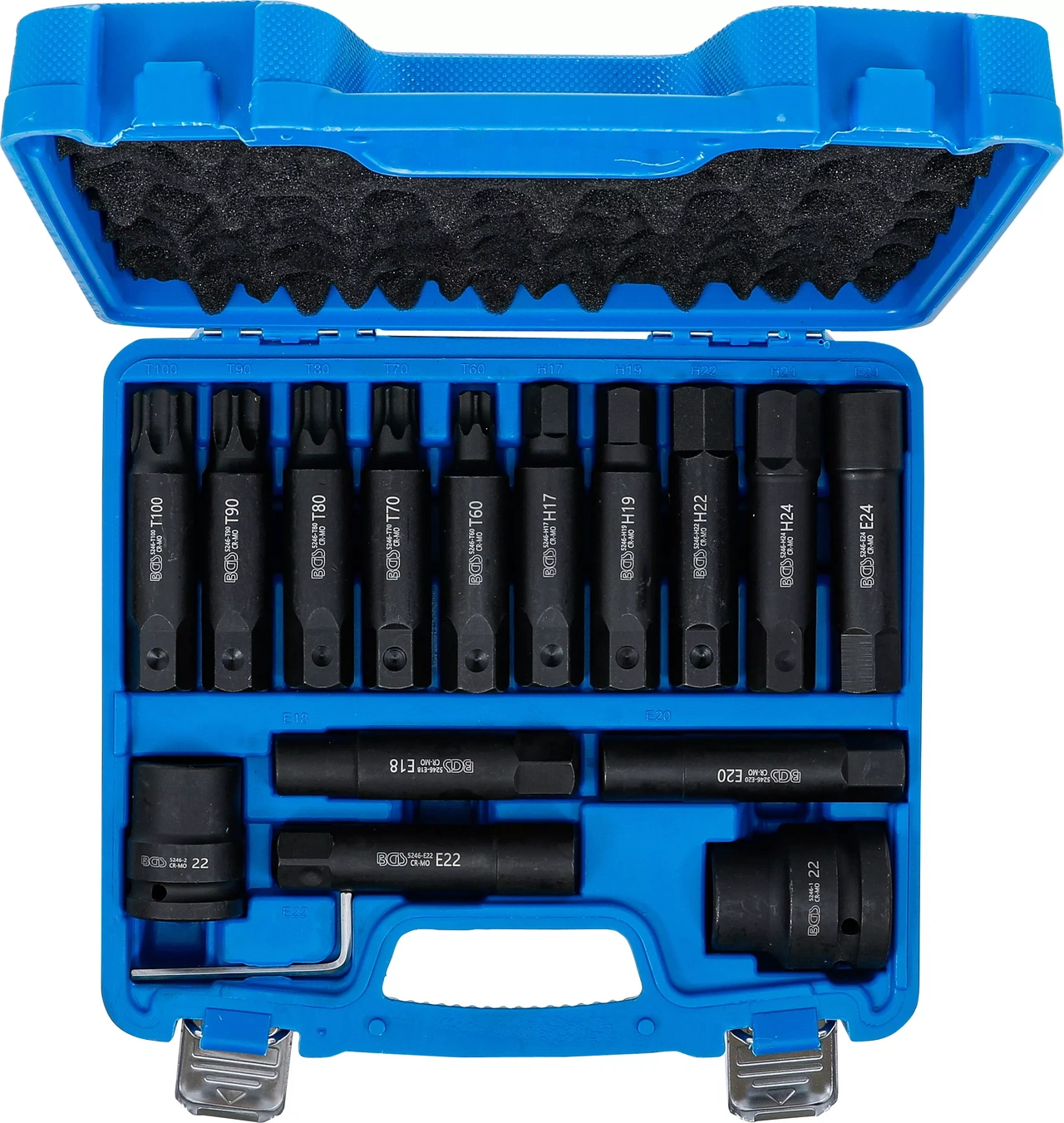 Lastbil-Bit-sats | 20 mm (3/4") + 25 mm (1") | 16 delar