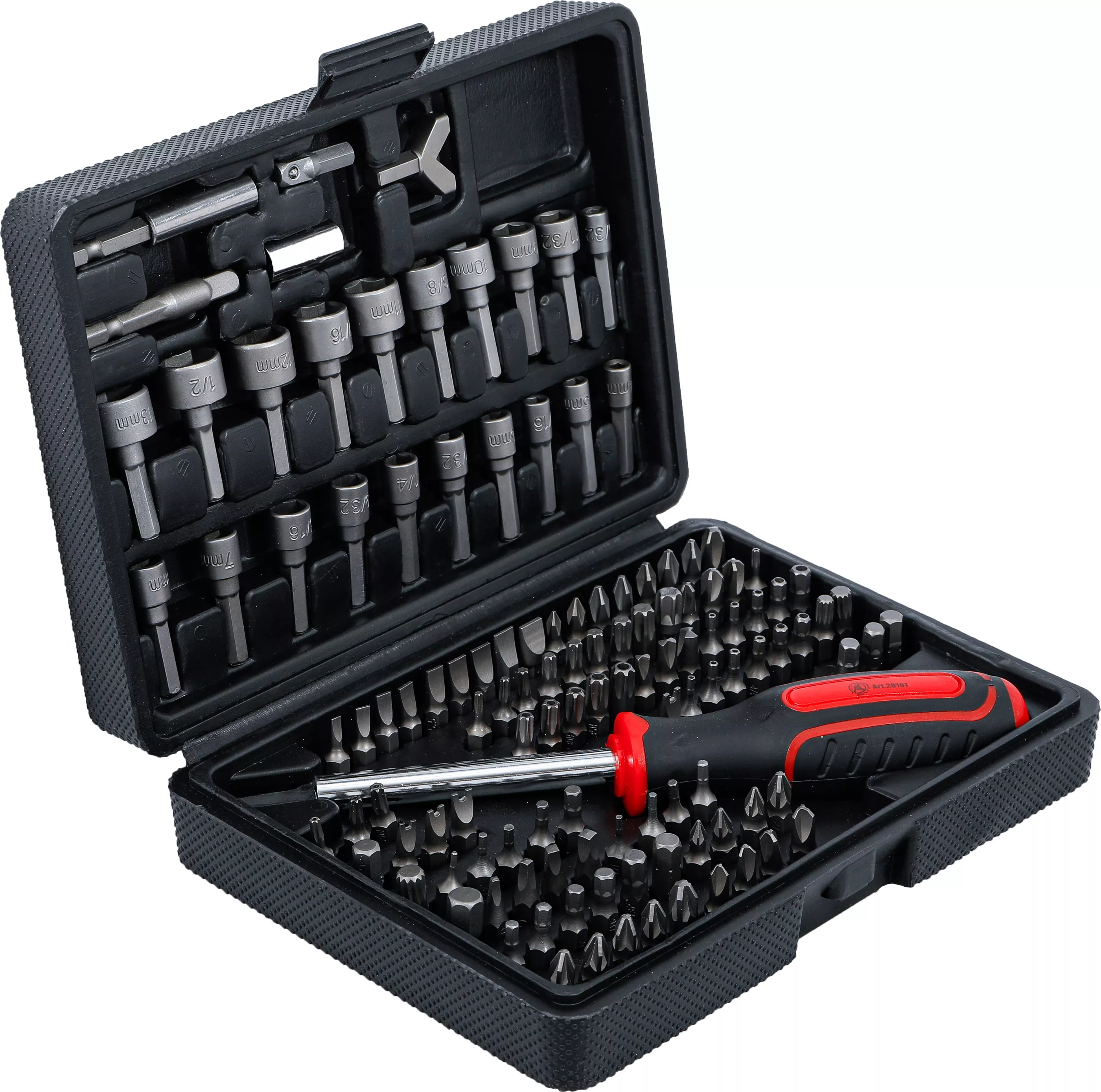 Universal-Bit-sats | Yttre sexkant 6,3 mm (1/4") | 122 delar