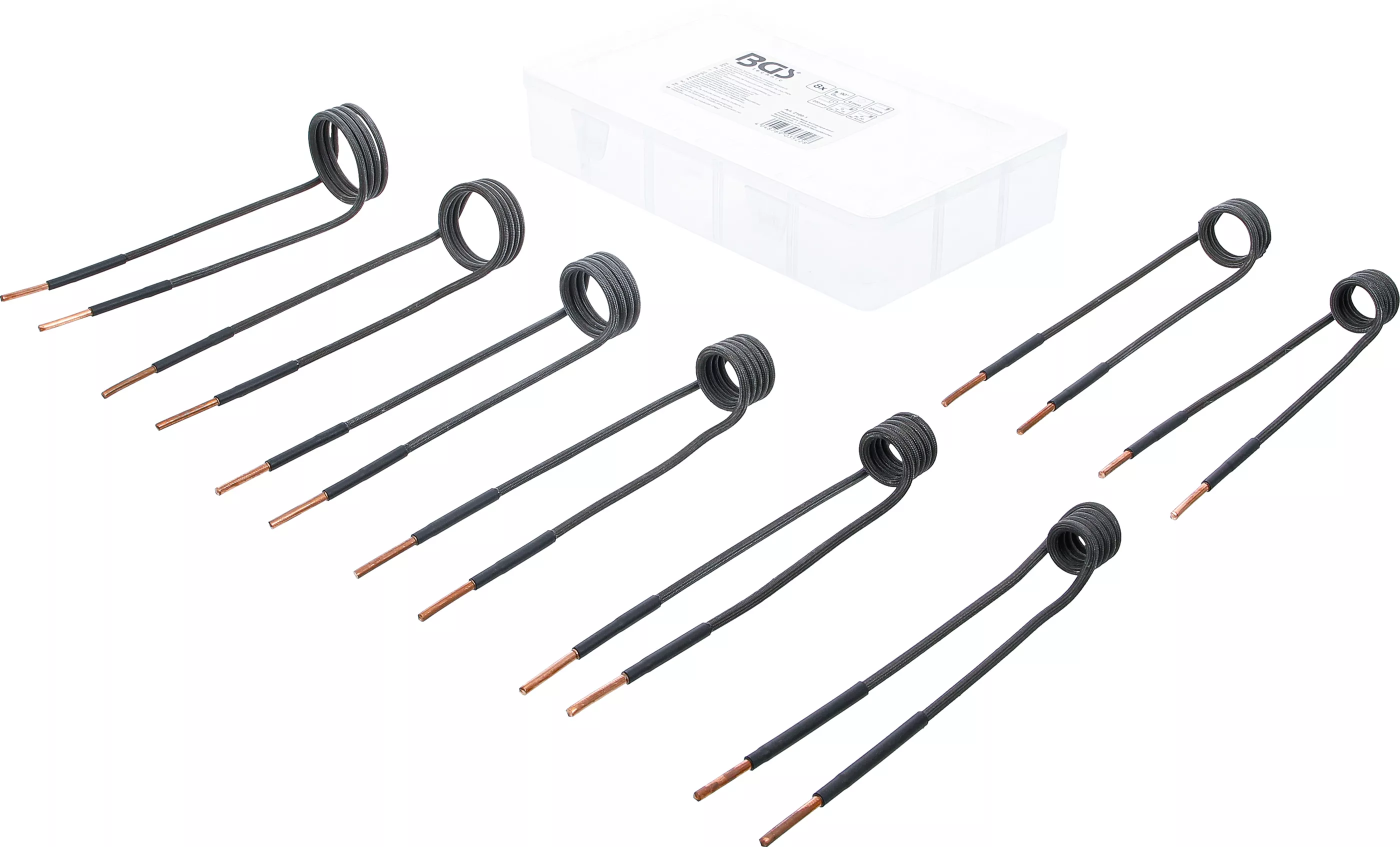 Induktions-Spol-sats för Induktionsvärmare | 90° vinklad | för BGS 2169, 3390, 3391 | 8 delar