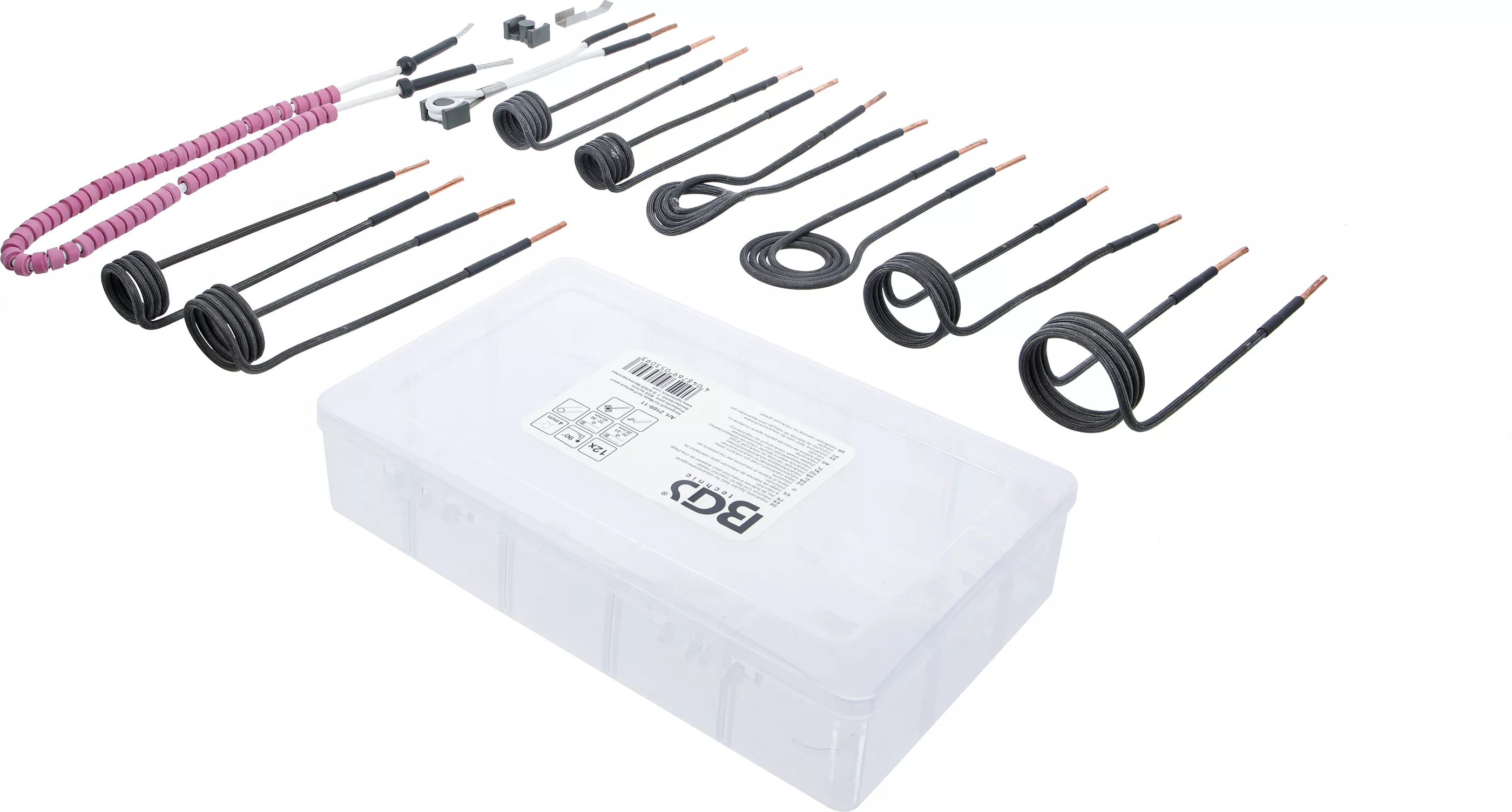 Induktions-Spol-sats för Induktionsvärmare | för BGS 2169, 3390, 3391 | 12 delar