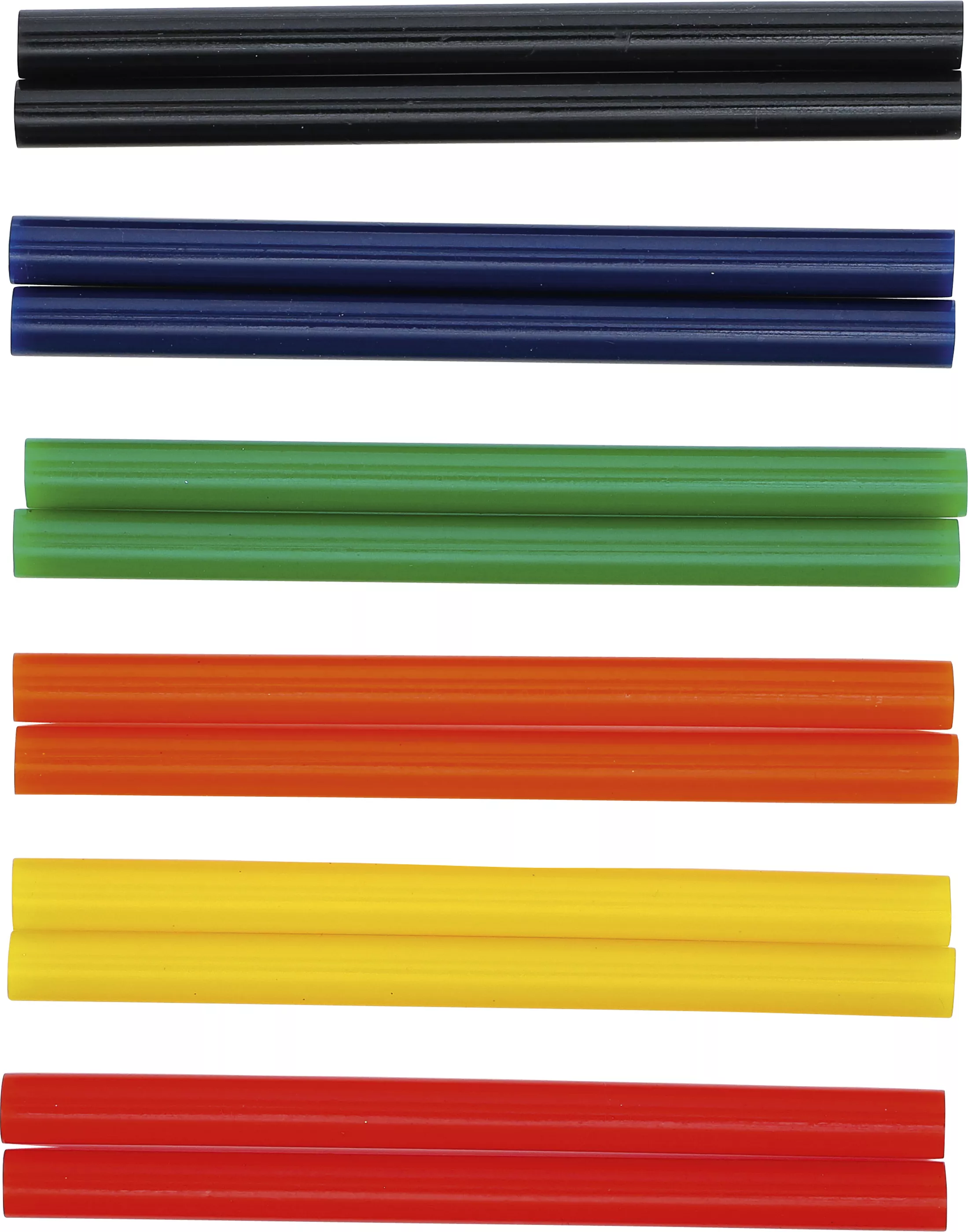 Smältlim-patroner | Kulörta | Ø 11 mm, 150 mm | 12 delar