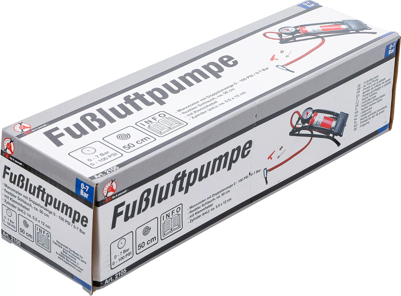 Fotpump | 0 - 7 bar