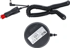 Batteri roterande strålkastare | gul | med magnet | 12 V / 24 V | Ø 130 mm