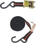 Spännband med 2 krokar 5m x 24mm, 120kg