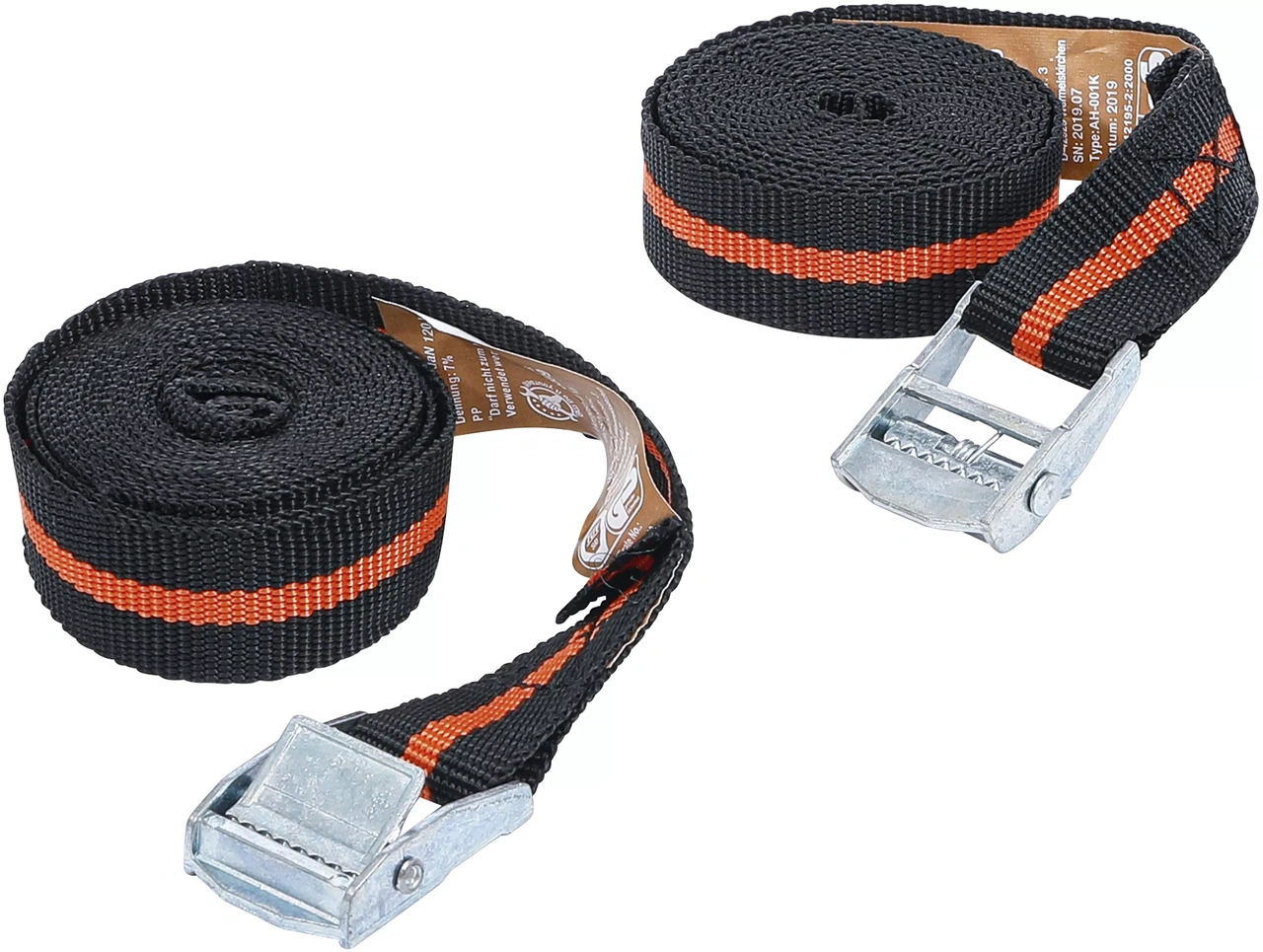 Spännbandssats med snabblåsning 2,5m x 25mm 2-delar