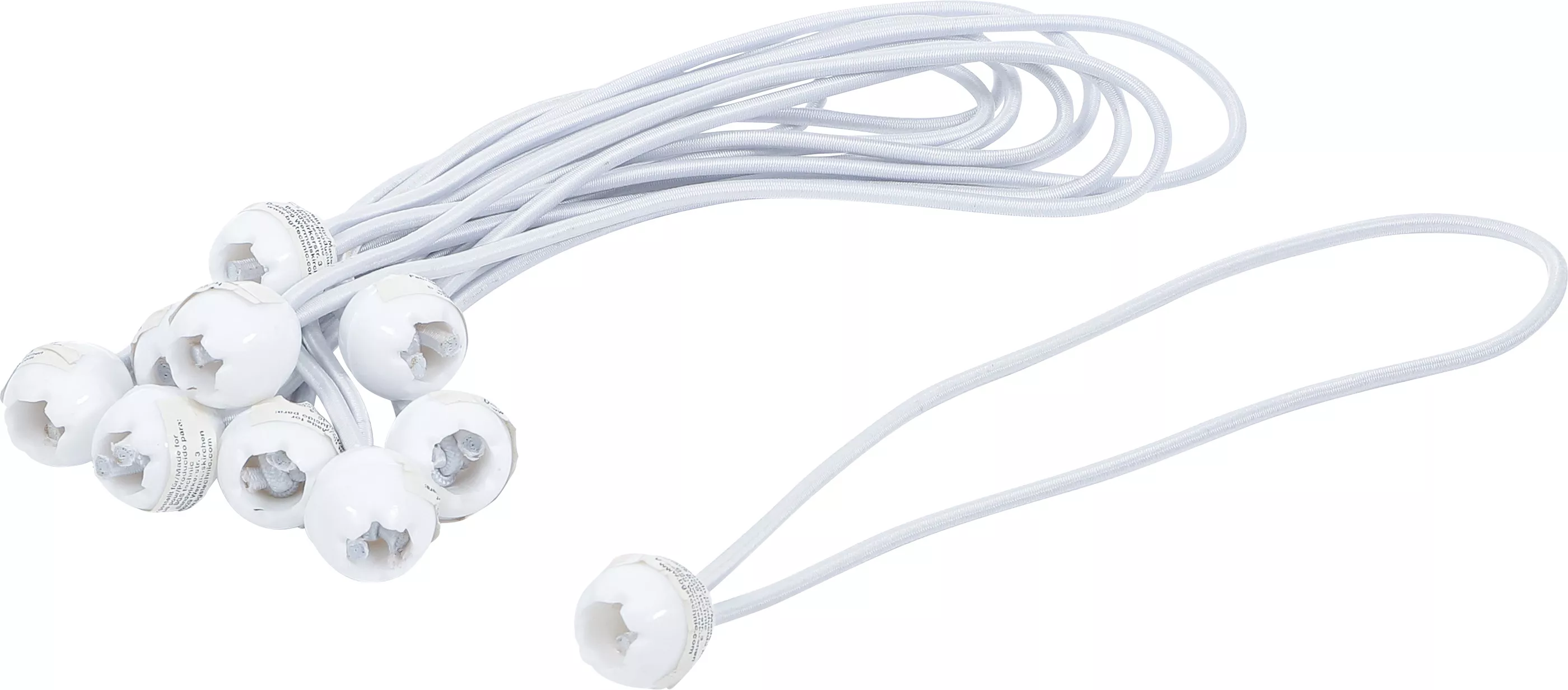 Elastisktspännbandsats med kula 27cm 10-delar