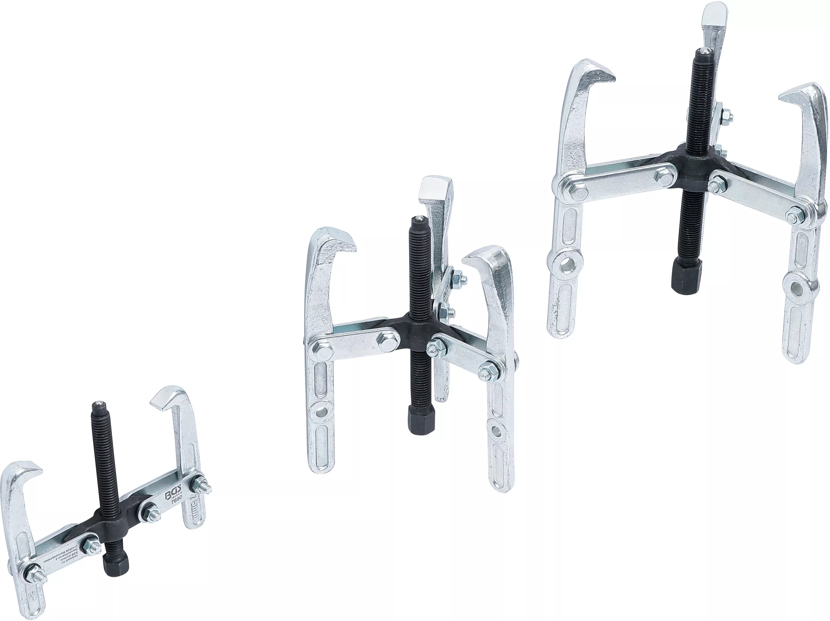 Inre/ yttre avdragare-sats, 2-/3-armad | 100 / 120 / 150 mm | 3 delar