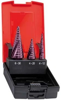 Stegborrsats HSS med spiralspår TiAIN 4-30,00mm