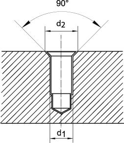 Stegborr DIN 8378 HSS 90° KH