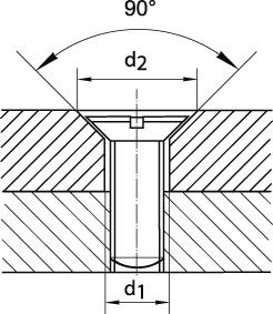 Stegborr DIN 8374 HSS 90° GH M10