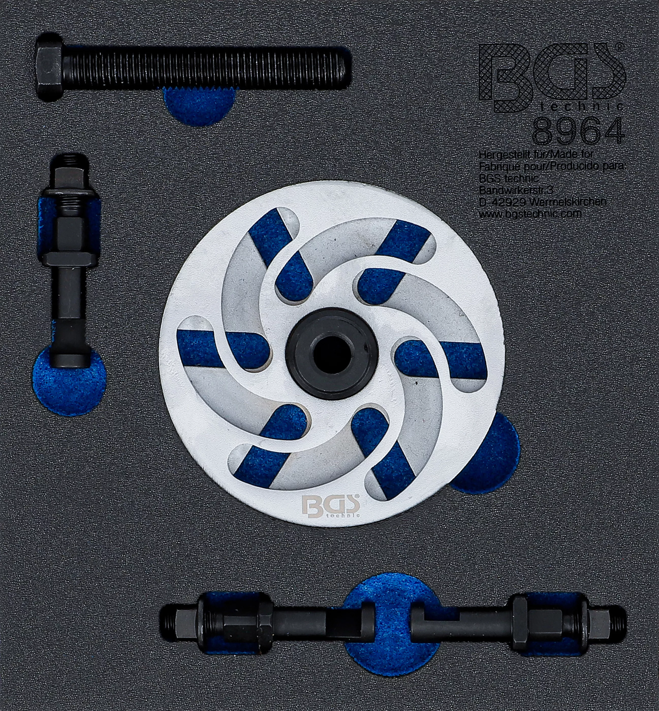 Avdragare för kamaxelhjul och remskiva | 42 - 82 mm