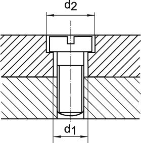 Stegborr DIN 8376 HSS 180° GH