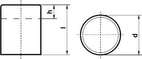 Stavmagnet AINiCo 10x16mm, 8,5 N