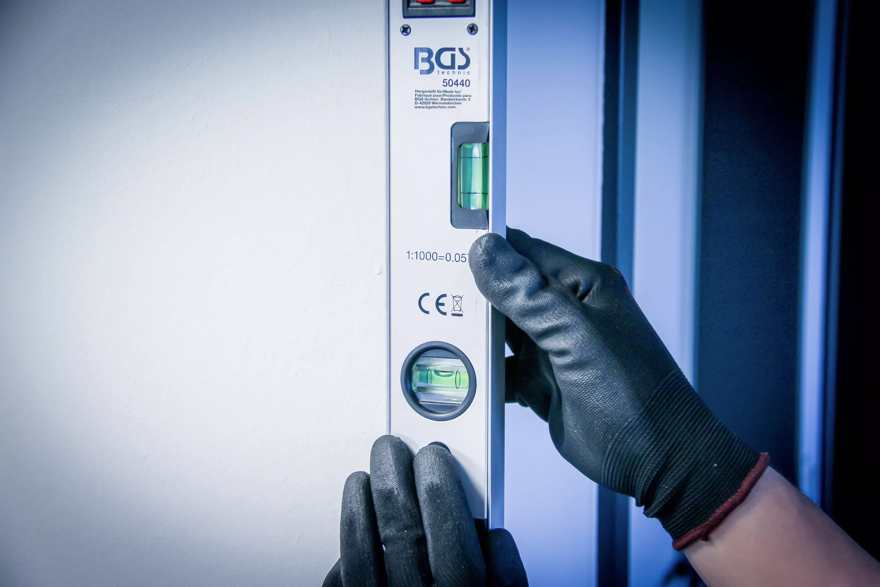 Digital LCD-vinkelmätare med vattenpass | 450 mm