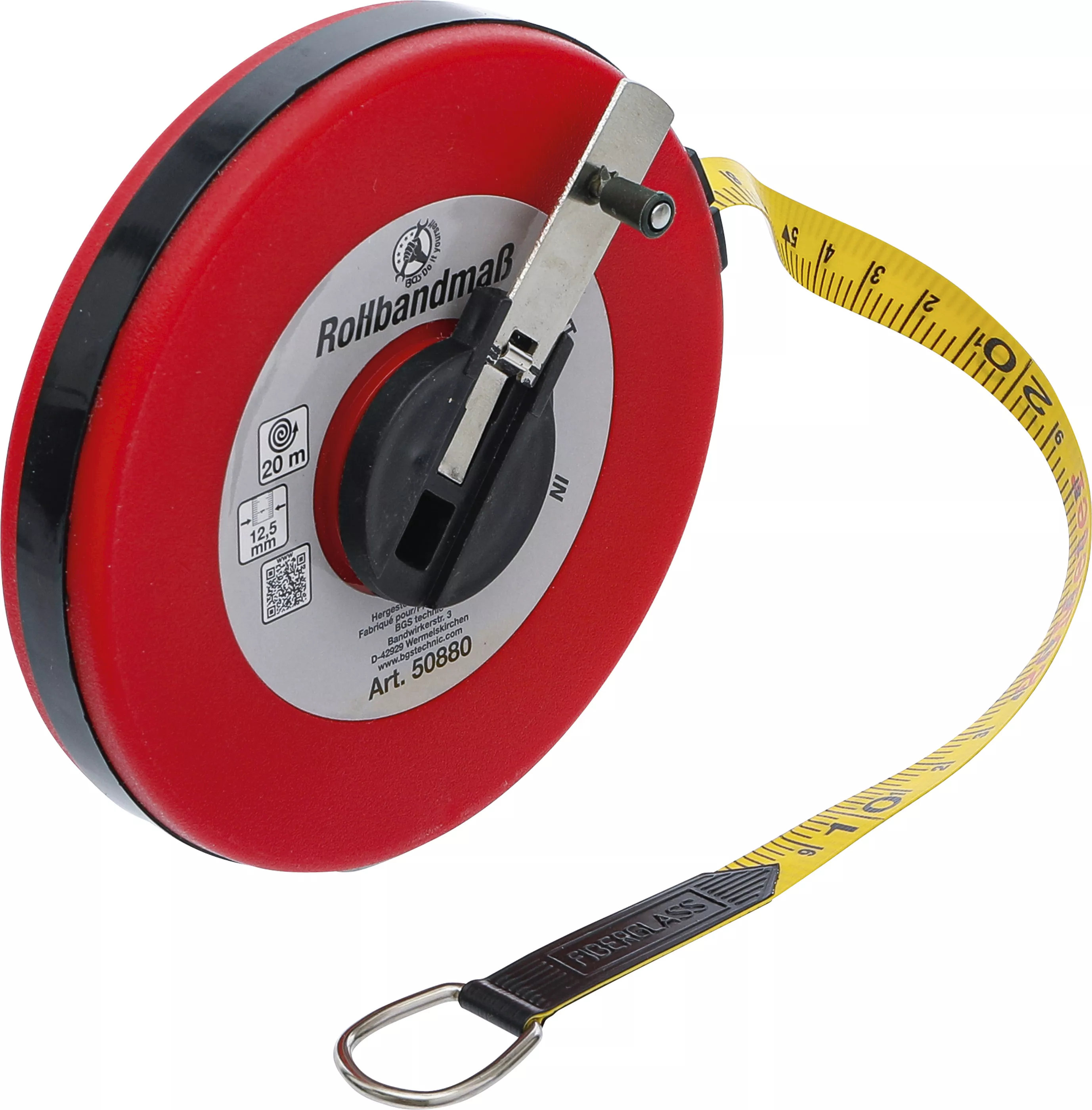 Rullmåttband | 12,5 mm x 20 m