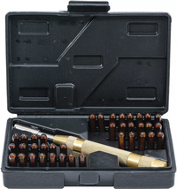 Stämpelsats 36-delar m. 4mm bokstäver och siffror