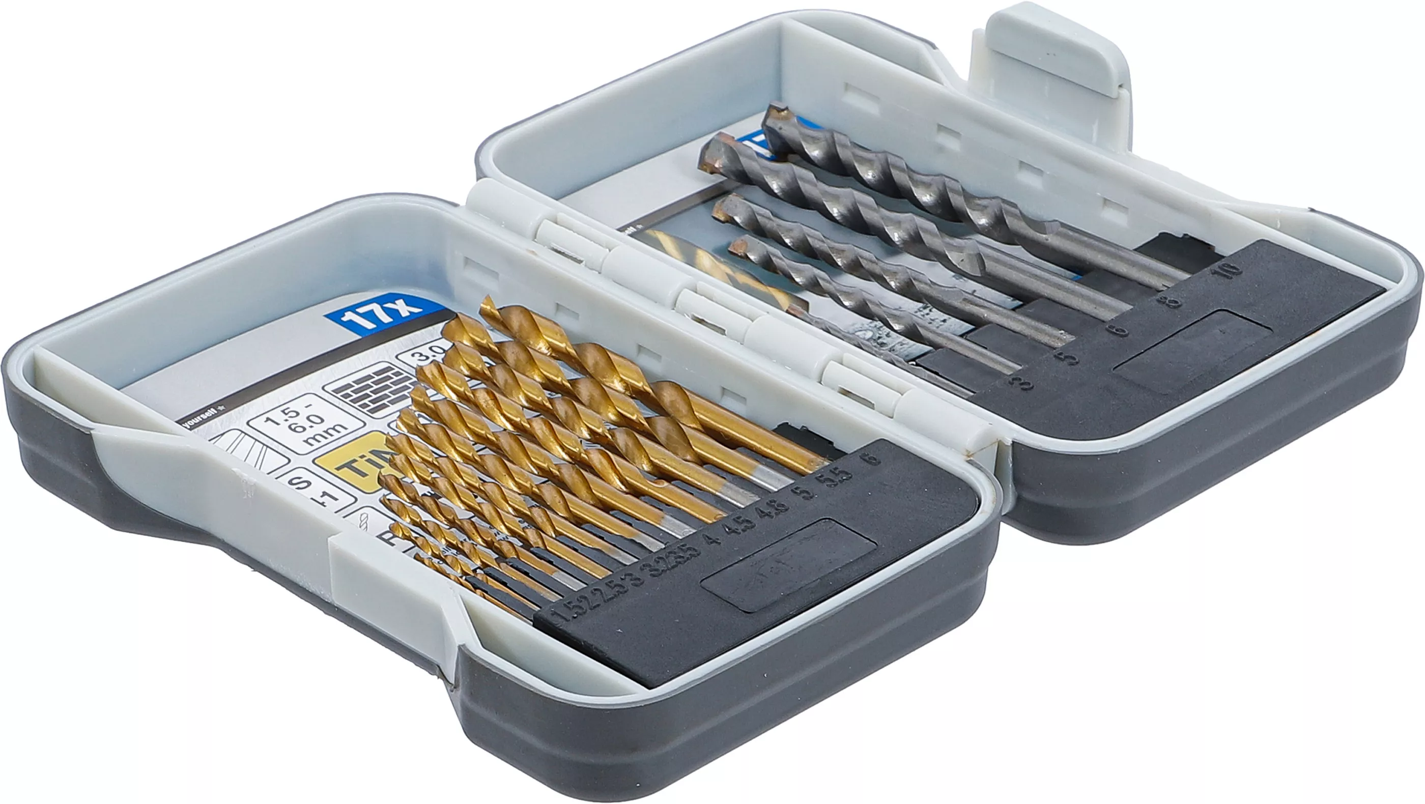 Kombi-Borr-sats | 1,5 - 10 mm | 17 delar