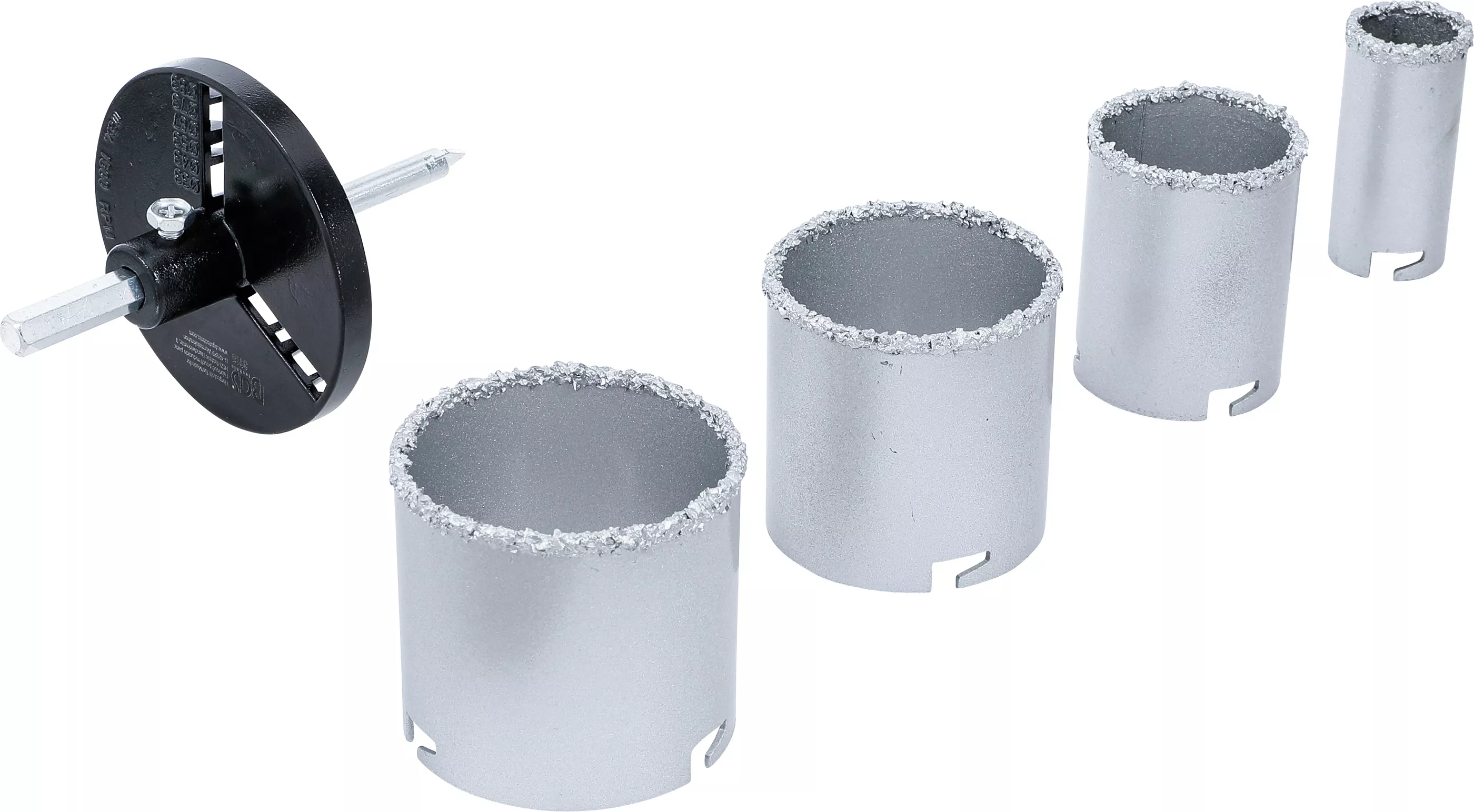 Kakel-Borrkrona-sats | 33 - 73 mm | 6 delar