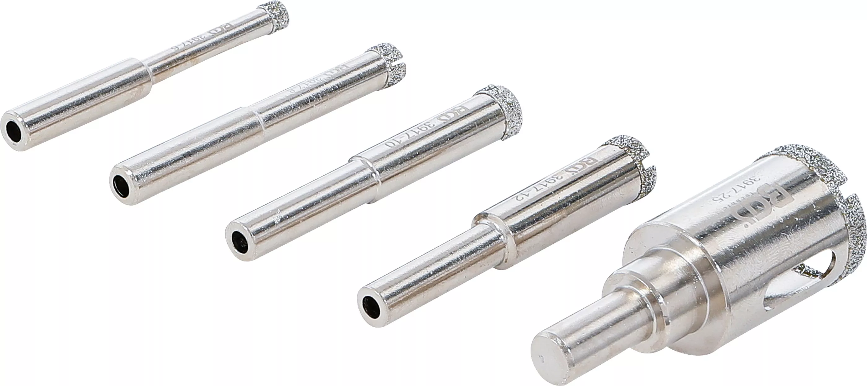 Diamant-borrkrona-sats | 5 delar