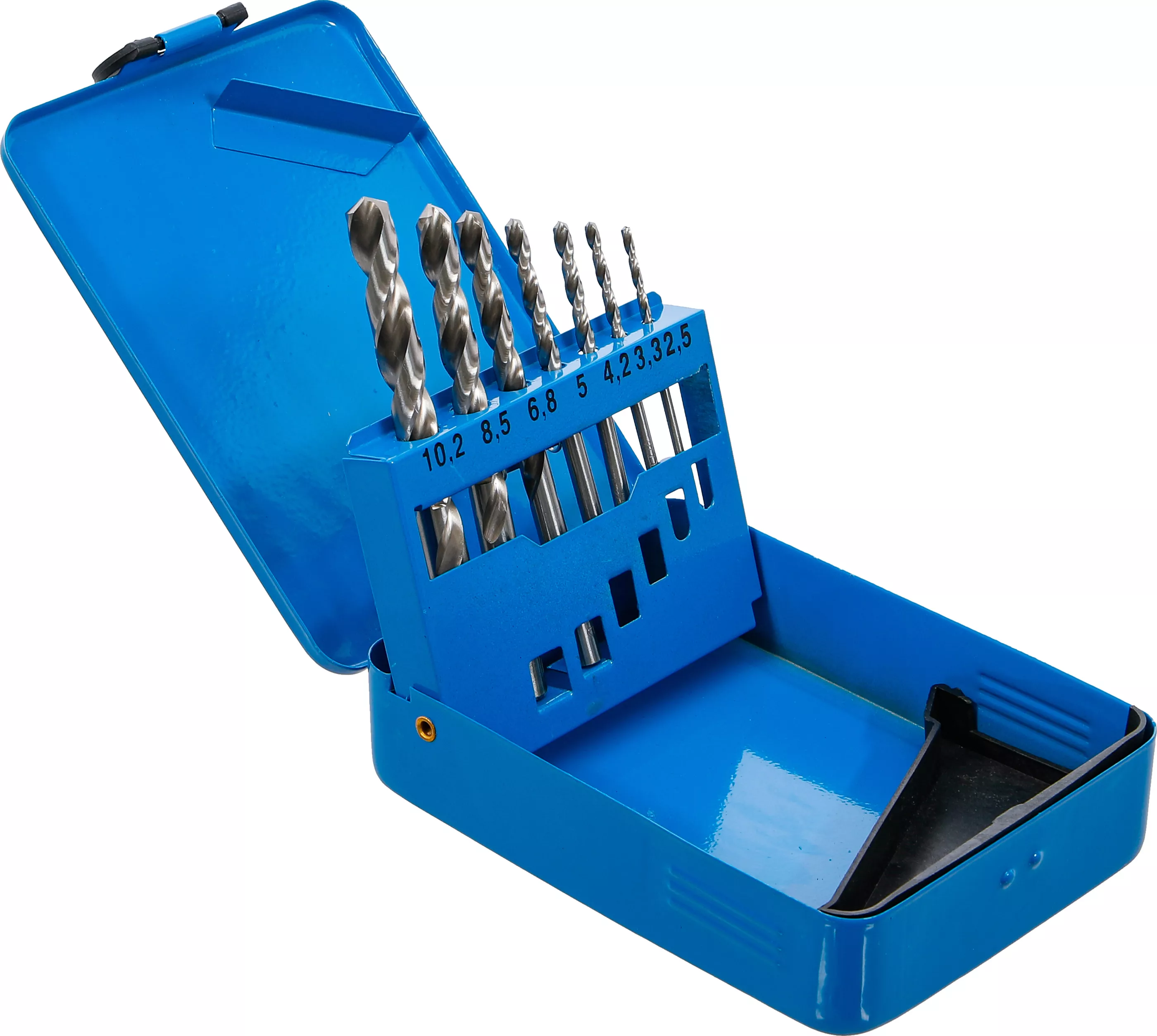 Spiralborrsats HSS 2,5-10,2mm 7-delar