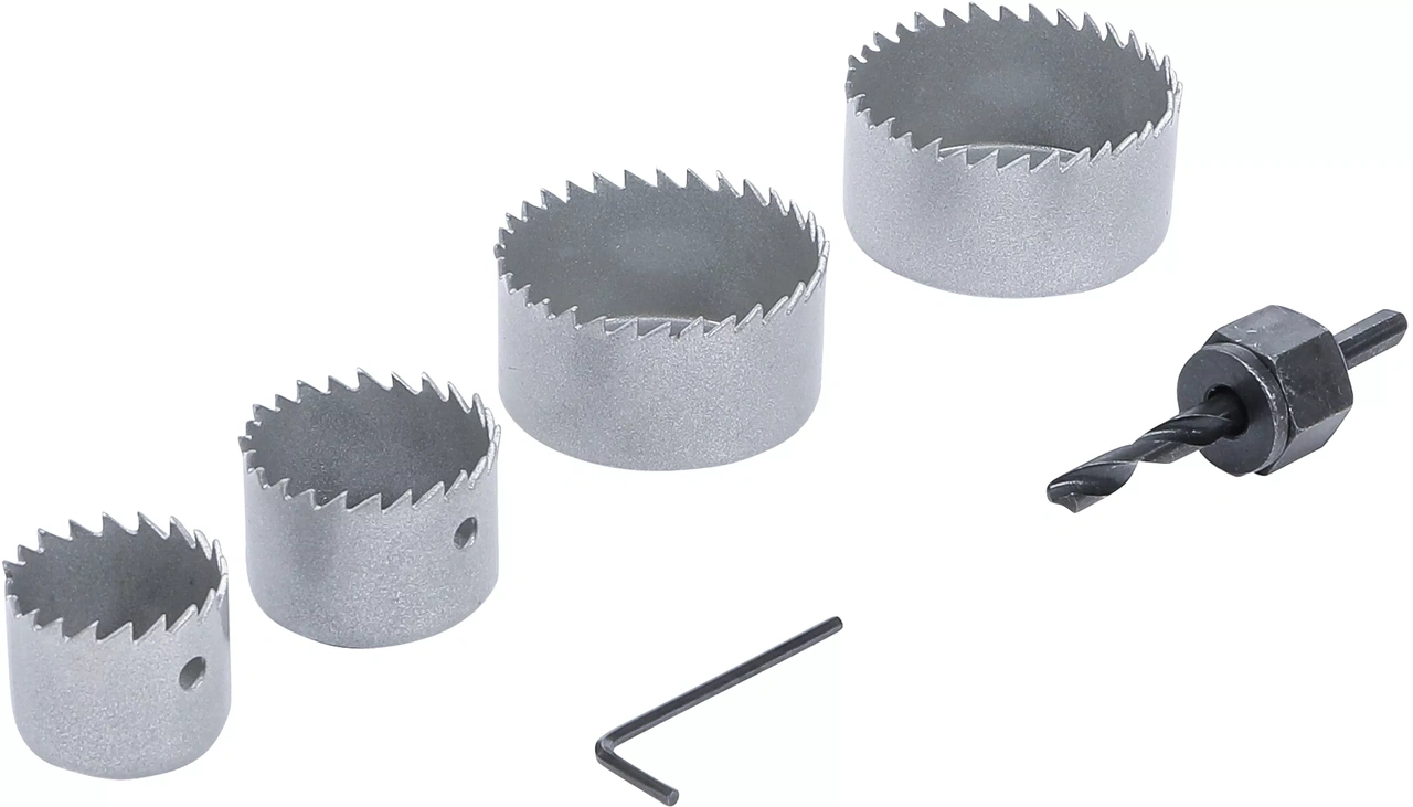 Hålsågsats Ø 32-54 mm djup 24mm 6-delar