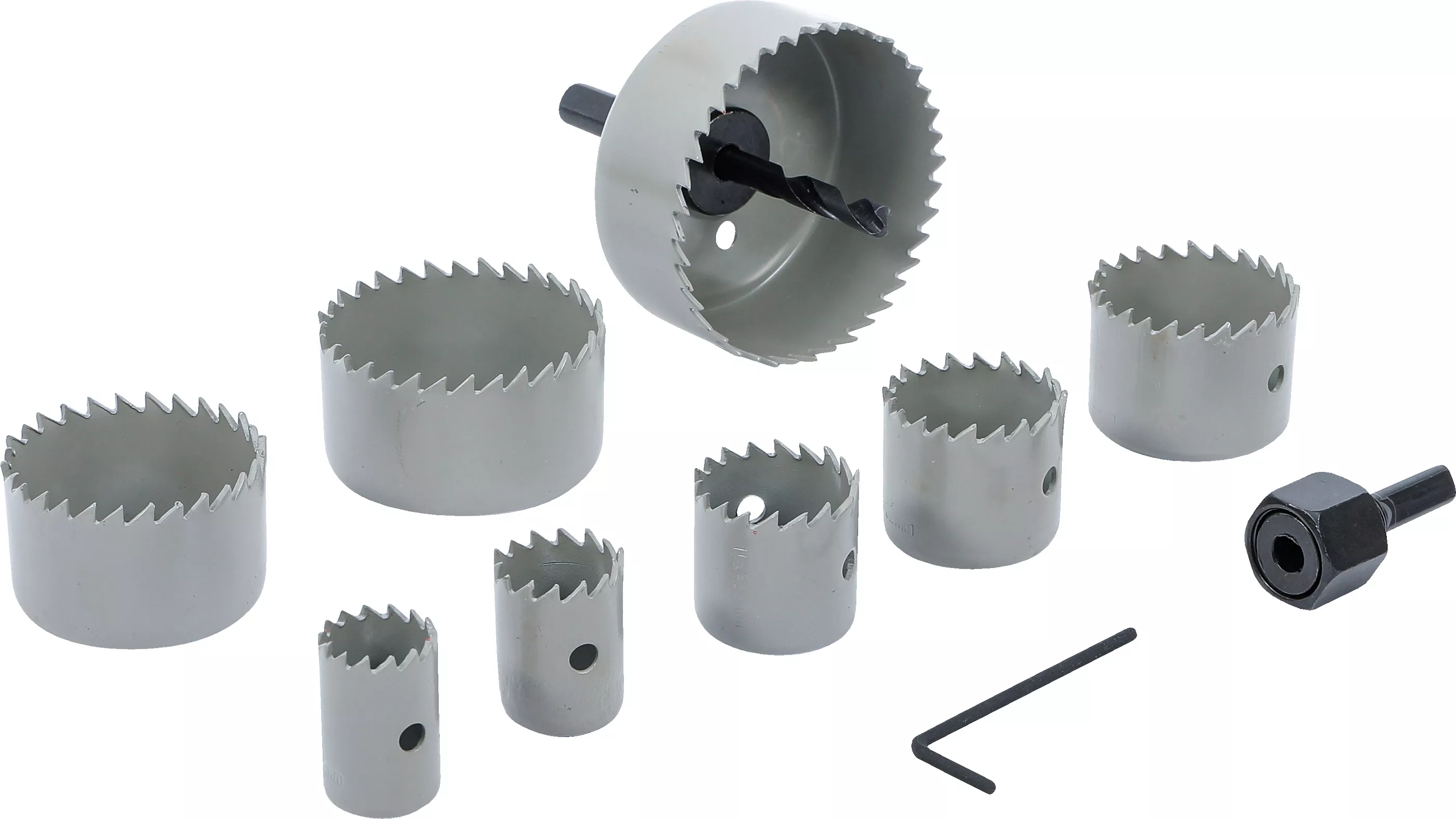 Hålsågsats Ø 19-64 mm djup 24mm 11-delar