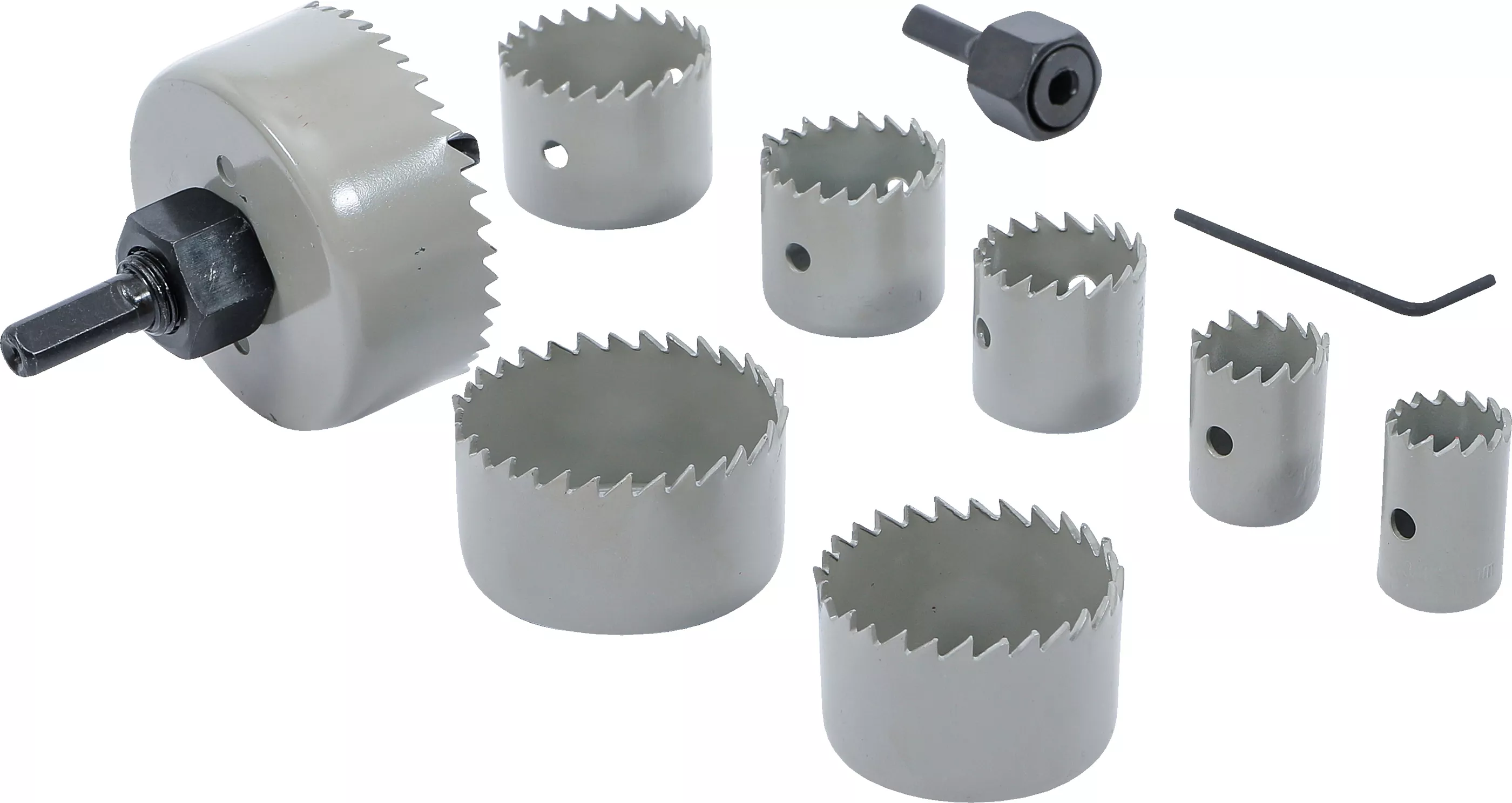 Hålsågsats Ø 19-64 mm djup 24mm 11-delar