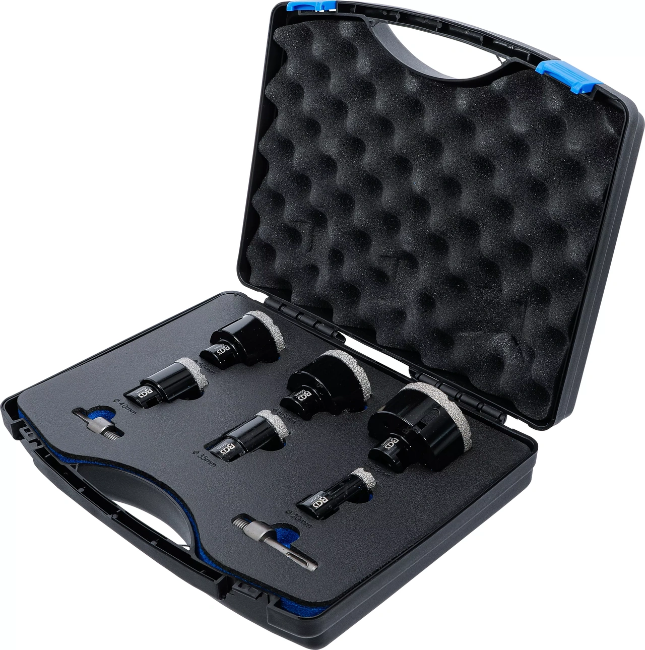 Diamantborrsats 20-68 mm 8-delar