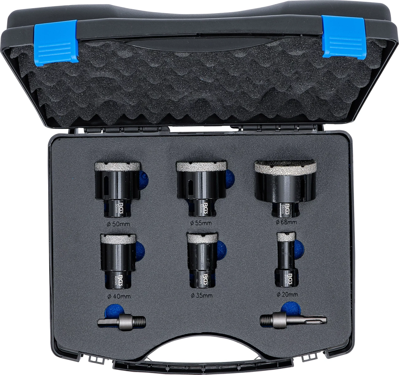 Diamantborrsats 20-68 mm 8-delar