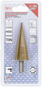 Stegborr HSS TiN Ø 4-32mm