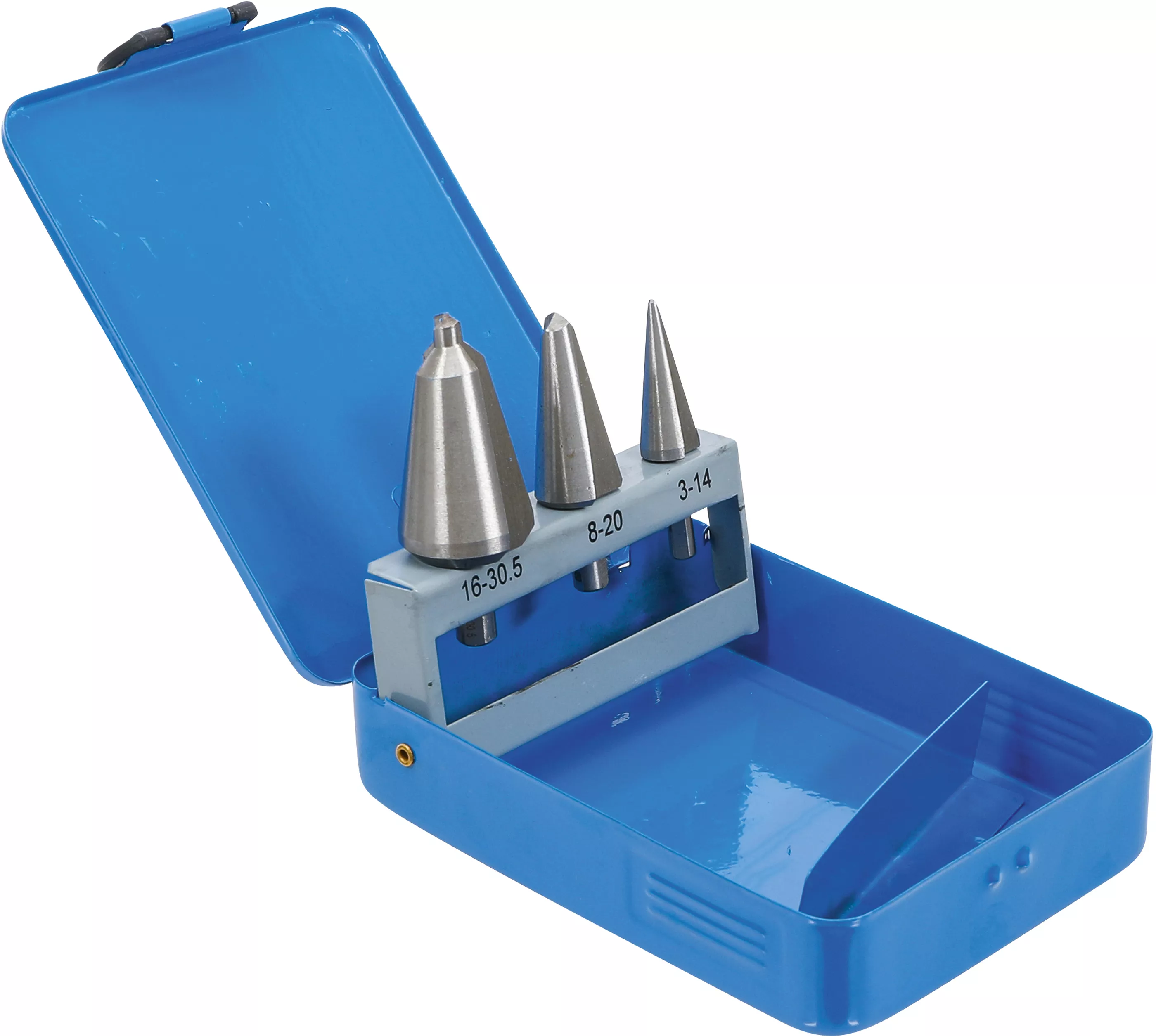 Stegborrsats HSS Ø 3-30,5mm 3-delar