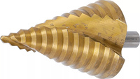 Stegborr HSS med spiralspår TiN Ø 6-60mm