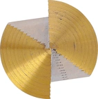 Stegborr HSS med spiralspår TiN Ø 6-52mm