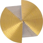 Stegborr HSS med spiralspår TiN Ø 6-65mm