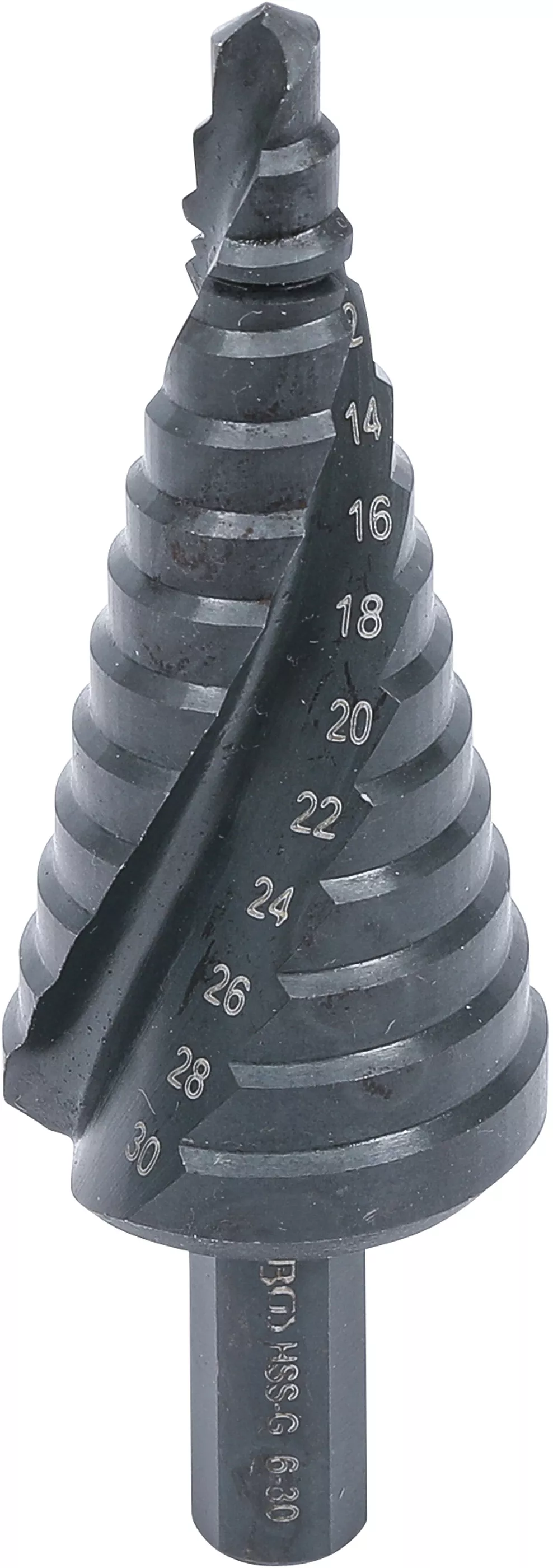 Stegborr HSS med spiralspår Ø 6-30mm