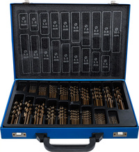 Spiralborrsats HSS Co5  1-10 mm 170-delar