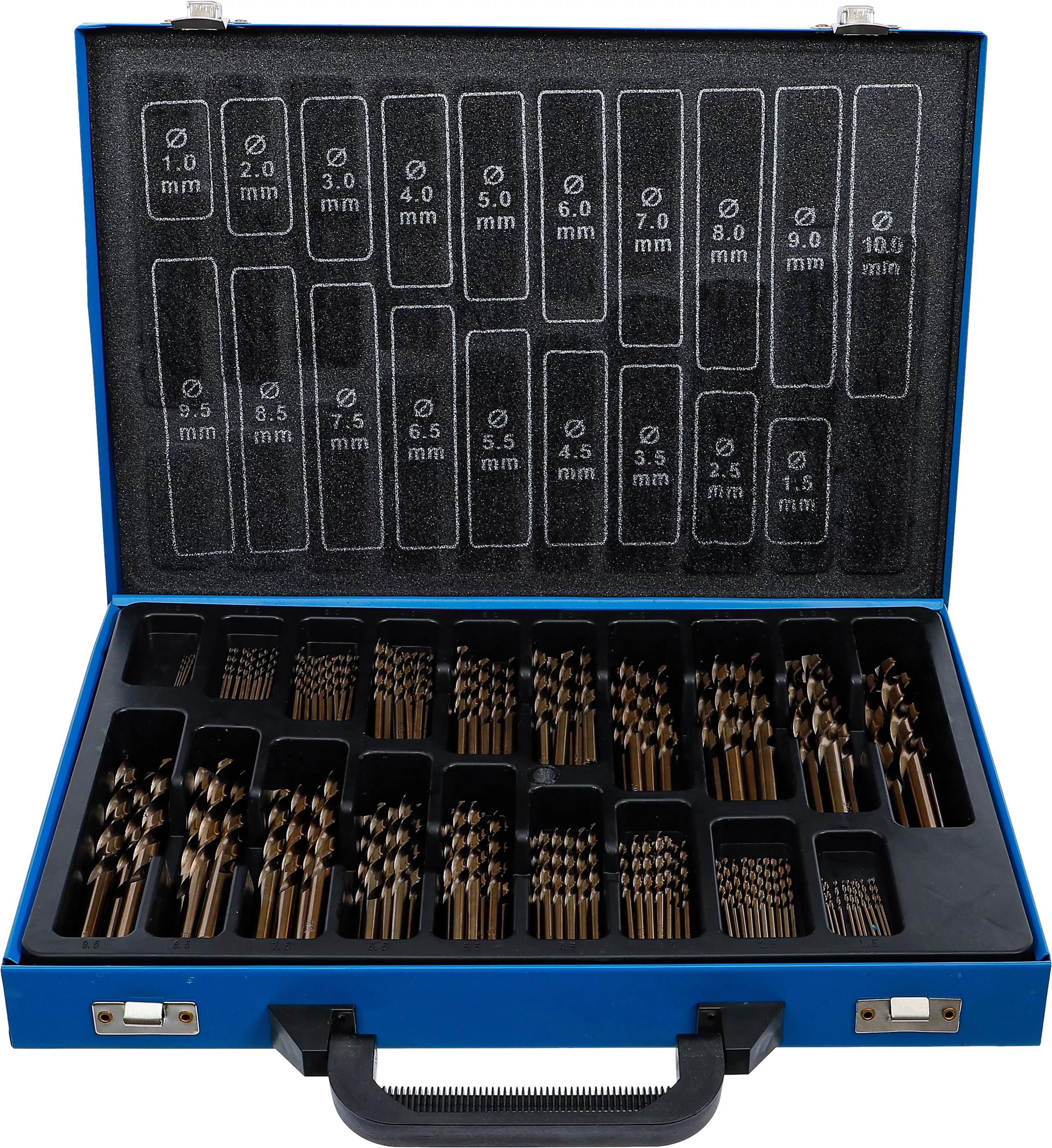 Spiralborrsats HSS Co5  1-10 mm 170-delar