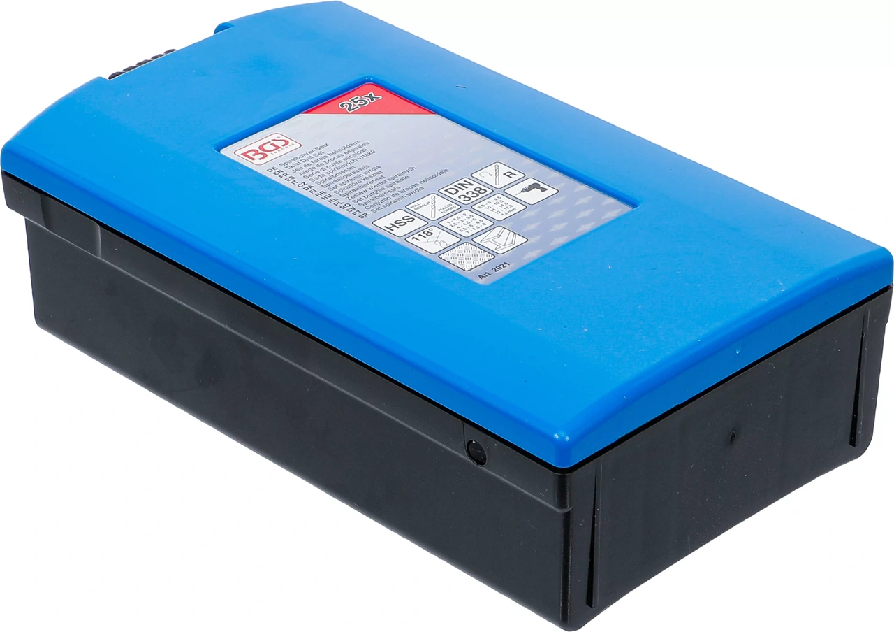 Spiralborrsats HSS 1-13 mm 25-delar